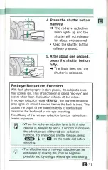 Предварительный просмотр 32 страницы Canon Sure shot 85 zoom Instructions Manual