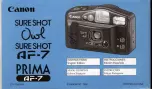 Предварительный просмотр 2 страницы Canon Sure Shot Owl Instructions Manual