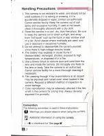 Preview for 2 page of Canon Sure Shot Z90W Instructions Manual