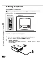 Предварительный просмотр 26 страницы Canon SX50 - REALiS SXGA+ LCOS Projector User Manual