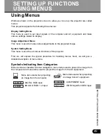 Preview for 49 page of Canon SX50 - REALiS SXGA+ LCOS Projector User Manual