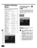 Preview for 52 page of Canon SX50 - REALiS SXGA+ LCOS Projector User Manual