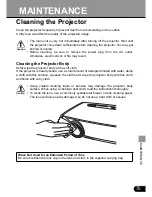 Preview for 75 page of Canon SX50 - REALiS SXGA+ LCOS Projector User Manual