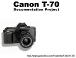 Предварительный просмотр 77 страницы Canon T 70 Manual