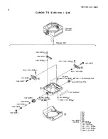 Предварительный просмотр 4 страницы Canon TS-E 45mm 1:2.8 Parts Catalog