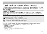 Предварительный просмотр 2 страницы Canon TS-E50mm f/2.8L MACRO Instructions Manual