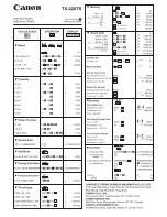 Canon TX-220TS Instructions preview