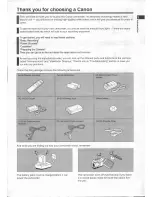 Предварительный просмотр 5 страницы Canon UC 100 Instruction Manual