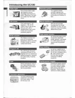 Предварительный просмотр 6 страницы Canon UC 100 Instruction Manual