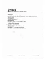 Preview for 40 page of Canon UC 3000 Instruction Manual