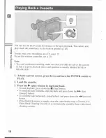 Preview for 18 page of Canon UC-V20 Hi Instruction Manual