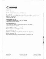 Preview for 92 page of Canon UC-V20 Hi Instruction Manual