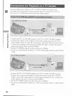 Preview for 22 page of Canon UC-V30 Hi Instruction Manual