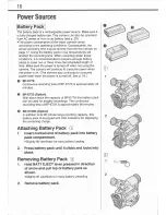 Предварительный просмотр 18 страницы Canon UC X 1 Hi Instruction Manual