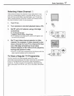 Предварительный просмотр 49 страницы Canon UC X 1 Hi Instruction Manual