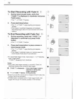 Предварительный просмотр 76 страницы Canon UC X 1 Hi Instruction Manual