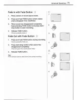 Предварительный просмотр 77 страницы Canon UC X 1 Hi Instruction Manual