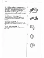 Предварительный просмотр 106 страницы Canon UC X 1 Hi Instruction Manual