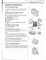 Preview for 81 page of Canon UC X 30 Hi Instruction Manual