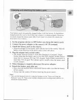 Предварительный просмотр 9 страницы Canon V 50 Hi Instruction Manual