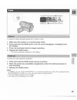 Предварительный просмотр 39 страницы Canon V 75 Hi Instruction Manual