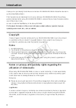 Предварительный просмотр 2 страницы Canon VB-C500D Operation Manual