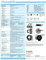 Preview for 2 page of Canon VB-C500VD Specifications