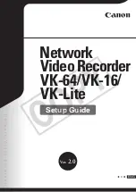 Preview for 1 page of Canon Vb-C60 - Ptz Network Camera Setup Manual