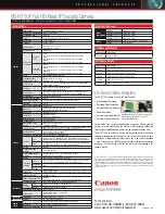 Preview for 2 page of Canon VB-H710F Specifications