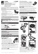 Предварительный просмотр 1 страницы Canon VB-H751LE Installation Manual