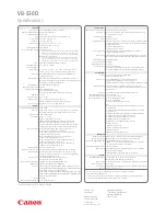 Preview for 2 page of Canon VB-S30D MKII Specifications