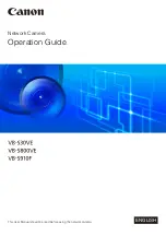 Canon VB-S30VE Operation Manual предпросмотр