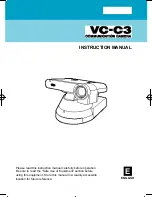 Предварительный просмотр 1 страницы Canon VC-C3 Instruction Manual