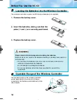 Предварительный просмотр 14 страницы Canon VC-C3 Instruction Manual