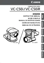 Предварительный просмотр 1 страницы Canon VC-C50i Instruction Manual