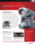 Canon VC-C50i Specifications предпросмотр