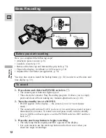 Предварительный просмотр 11 страницы Canon Vistura User Manual