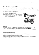 Предварительный просмотр 71 страницы Canon VIXIA GX10 Instruction Manual