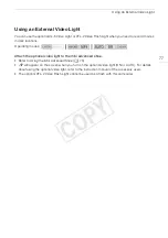 Предварительный просмотр 77 страницы Canon VIXIA HF G30 Instruction Manual