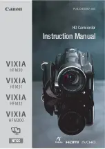 Preview for 1 page of Canon VIXIA HF M300 Instruction Manual