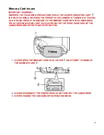 Предварительный просмотр 2 страницы Canon VIXIA HF M300 Quick Start Manual