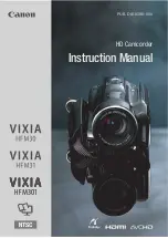 Preview for 1 page of Canon VIXIA HF M301 Instruction Manual