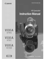 Предварительный просмотр 1 страницы Canon VIXIA HF R10 Instruction Manual