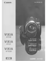 Canon Vixia HF R20 Quick Manual preview