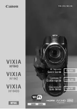 Canon VIXIA HF R40 Quick Manual preview