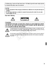 Preview for 3 page of Canon VIXIA HF S30 Instruction Manual