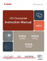 Canon VIXIA HFR60 Instruction Manual preview