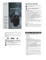 Canon VIXIZ HFM30 Instruction Manual preview