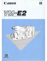 Preview for 1 page of Canon VM E 2 Instructions Manual