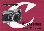 Canon VT de luxe Instructions Manual preview